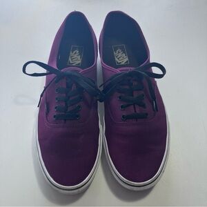 Classic Authentic Vans Rich Maroon Streetwear Skater Grunge Aesthetic-Size 14